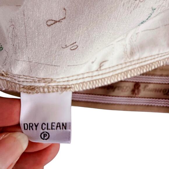 Tommy Bahama Tan Khaki Beige 100% Silk Shorts Sz 34 9" Inseam Front Pleat - Picture 5 of 8